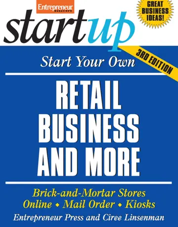 Cover of Start Your Own Retail Business and More