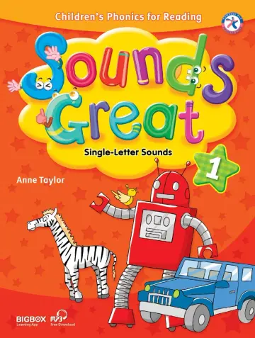 Cover of Sounds Great 1, Children's Phonics for Reading - Single-Letter Sounds