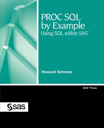 Cover of Proc SQL by Example