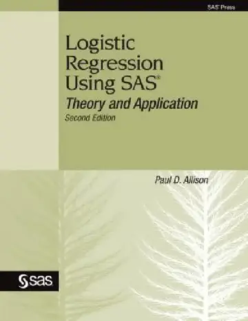 Cover of Logistic Regression Using SAS