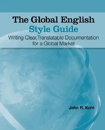 Cover of The Global English Style Guide