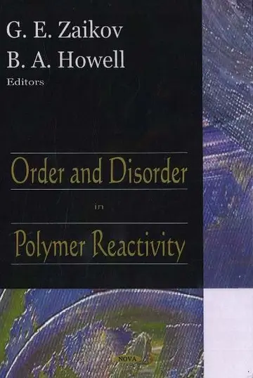 Cover of Order and Disorder in Polymers Reactivity