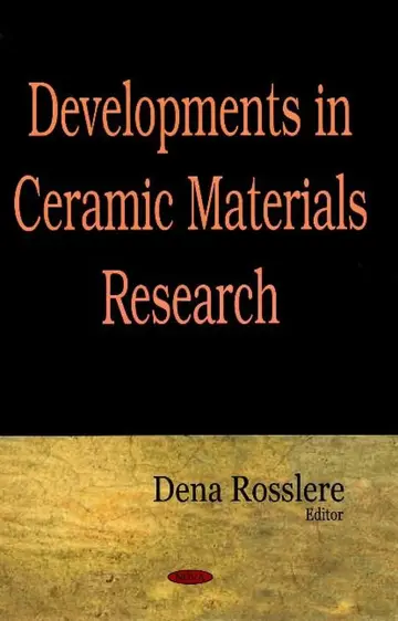Cover of Developments in Ceramic Materials Research