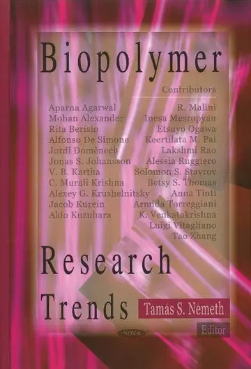 Cover of Biopolymer Research Trends
