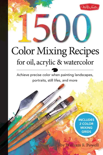 Cover of 1500 Color Mixing Recipes for Oil Acryli