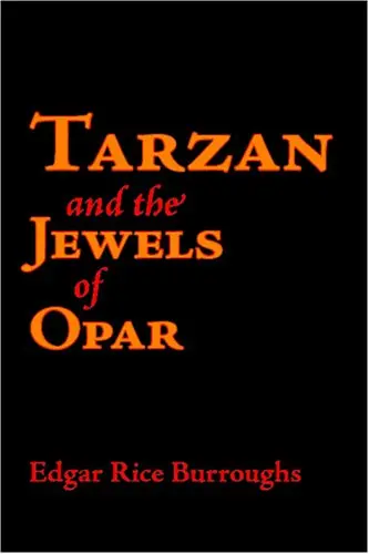 Cover of Tarzan and the Jewels of Opar, Large-Print Edition