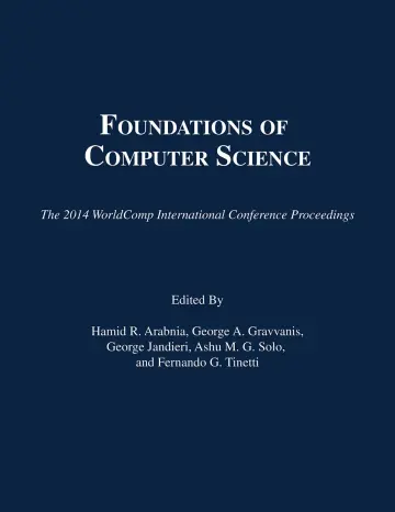 Cover of Foundations of Computer Science(2014 Conf. Proceedings)