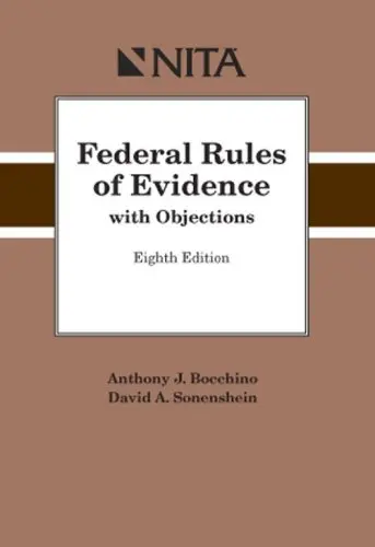 Cover of Federal Rules of Evidence with Objections