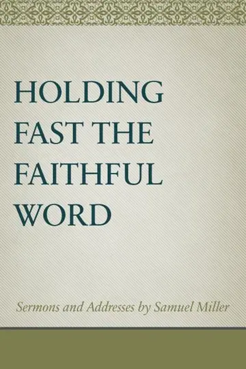 Cover of Holding Fast the Faithful Word