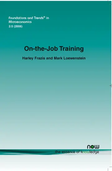 Cover of On-the-Job Training