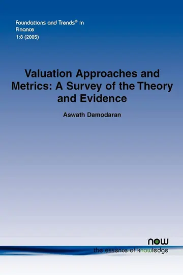 Cover of Valuation Approaches and Metrics