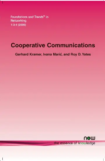 Cover of Cooperative Communications
