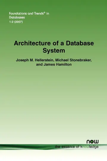 Cover of Architecture of a database system