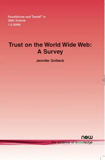 Cover of Trust on the World Wide Web