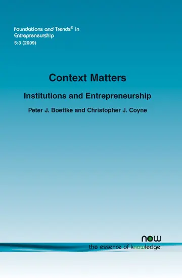 Cover of Context Matters