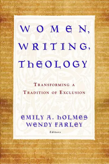 Cover of Women, Writing, Theology