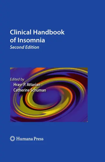 Cover of Clinical Handbook of Insomnia