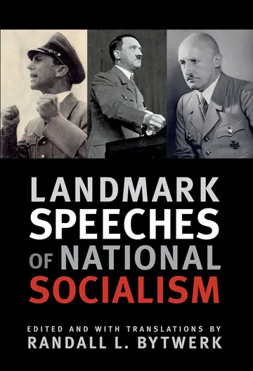 Cover of Landmark Speeches of National Socialism