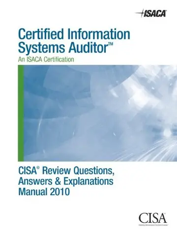 Cover of CISA Review Questions, Answers & Explanations Manual 2010