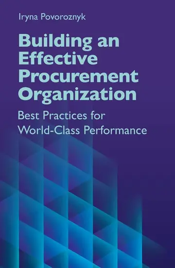 Cover of Building an Effective Procurement Organization