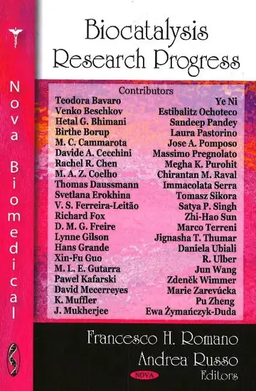 Cover of Biocatalysis Research Progress