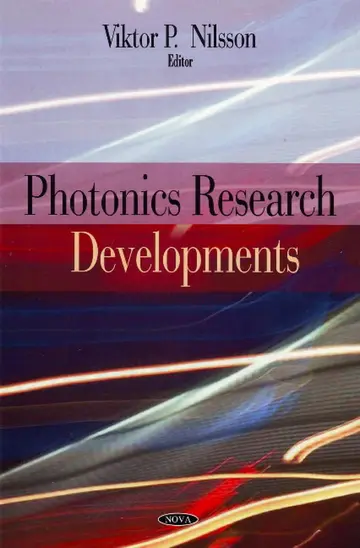 Cover of Photonics Research Developments