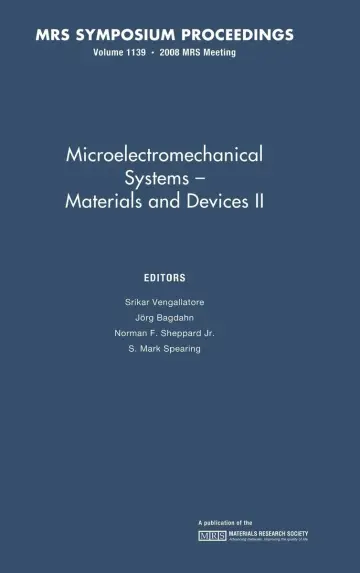 Cover of Microelectromechanical Systems