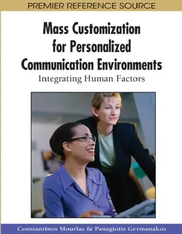 Cover of Mass Customization for Personalized Communication Environments