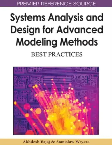 Cover of Systems Analysis and Design for Advanced Modeling Methods
