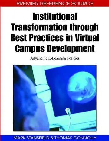 Cover of Institutional Transformation Through Best Practices in Virtual Campus Development