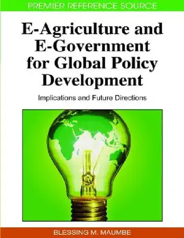 Cover of E-Agriculture and E-Government for Global Policy Development