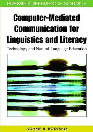 Cover of Computer-Mediated Communication for Linguistics and Literacy