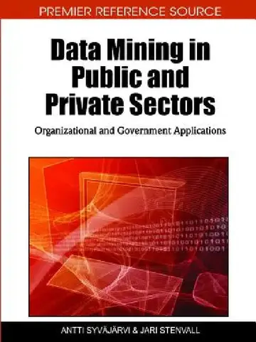 Cover of Data Mining in Public and Private Sectors