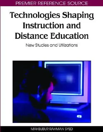 Cover of Technologies Shaping Instruction and Distance Education