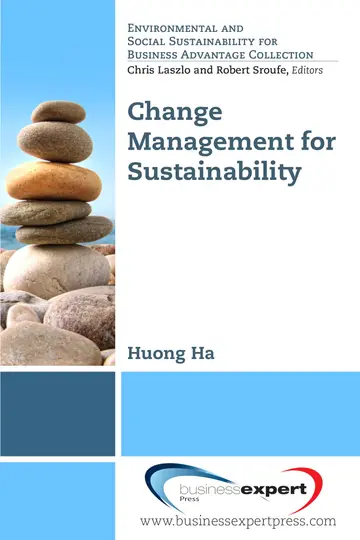Cover of Change Management for Sustainability