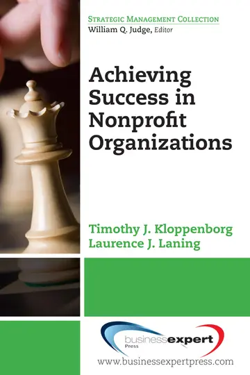 Cover of Achieving Success in Nonprofit Organizations