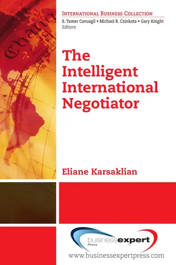 Cover of The Intelligent International Negotiator