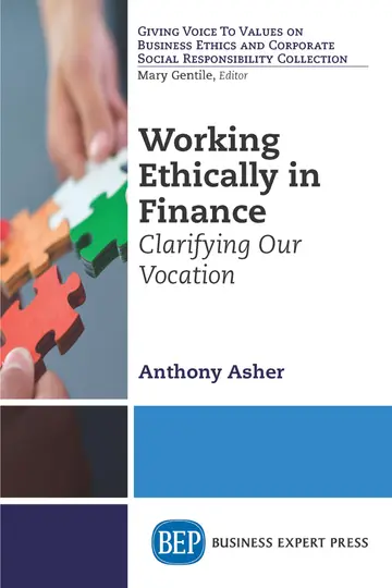 Cover of Working Ethically in Finance