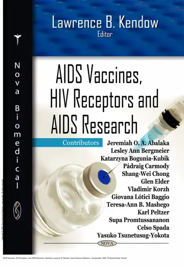 Cover of AIDS Vaccines, HIV Receptors, and AIDS Research 1