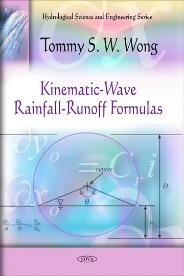 Cover of Kinematic-Wave Rainfall-Runoff Formulas