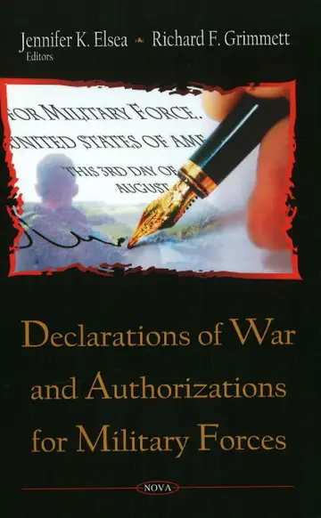 Cover of Declarations of War and Authorizations for Military Forces