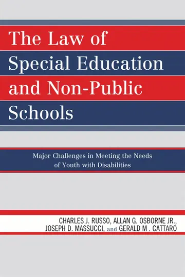 Cover of The Law of Special Education and Non-Public Schools