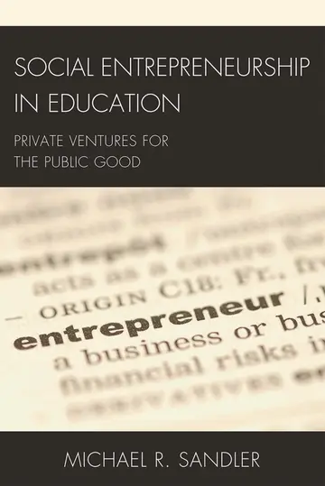Cover of Social Entrepreneurship in Education