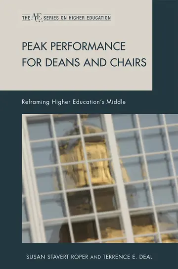 Cover of Peak Performance for Deans and Chairs