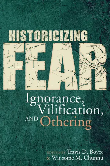 Cover of Historicizing Fear