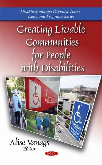 Cover of Creating Livable Communities for People with Disabilities