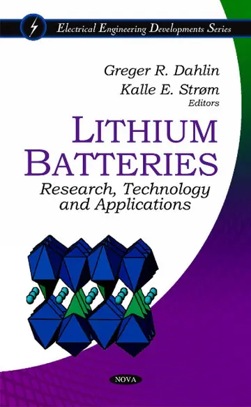 Cover of Lithium Batteries