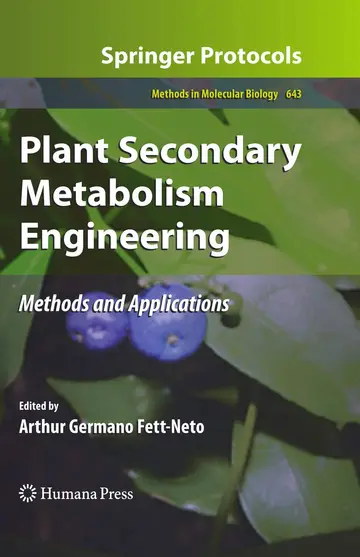 Cover of Plant Secondary Metabolism Engineering