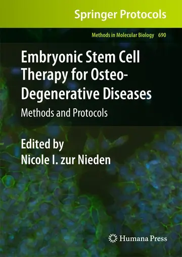 Cover of Embryonic Stem Cell Therapy for Osteo-Degenerative Diseases