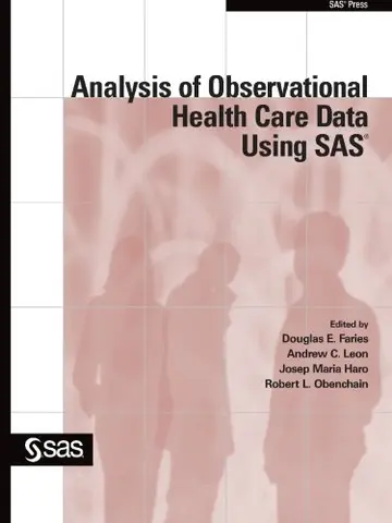 Cover of Analysis of Observational Health Care Data Using SAS